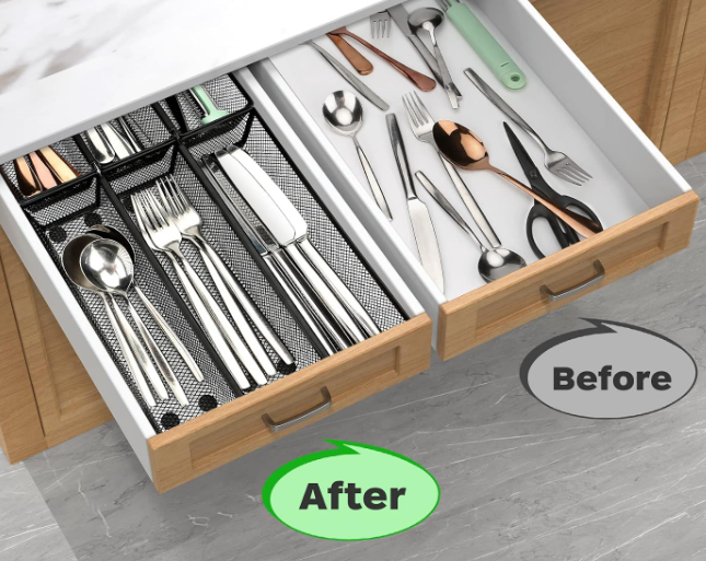 Interlocking Cutlery Organizer Set - Image 2